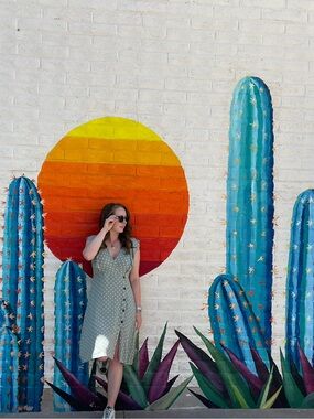 Lush Sage Green Polka Dot Dress